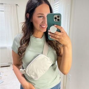 Lululemon White Opal Belt Bag